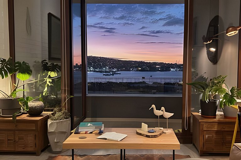 Valparaíso con vista a la bahía
